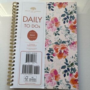 Daily To Dos Planner - Floral Pink